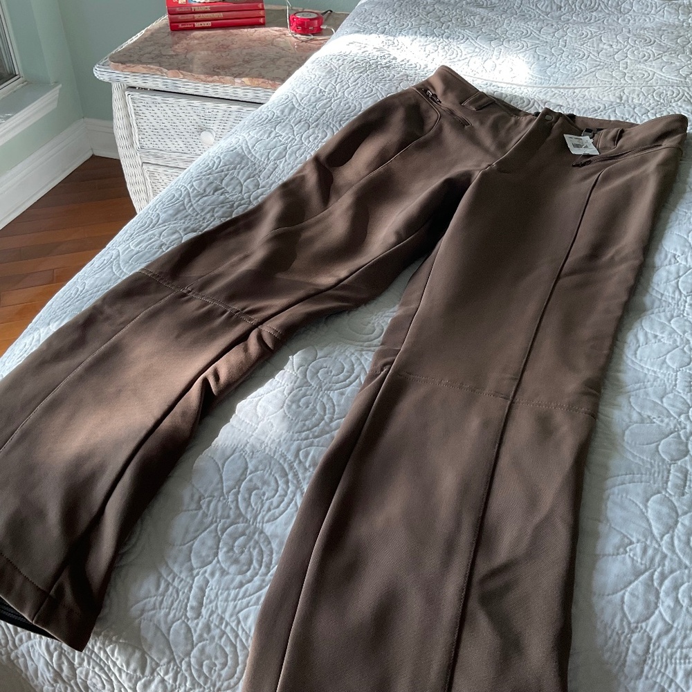 NILS ski pants ladies size 14 brand new brown.